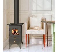 Stufa a Legna Compatta 5 kW - Alta Efficienza e Design Moderno - Prity Mini
