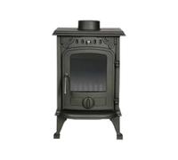 Stufa a legna/Termocamino compatto in ghisa 4/7 kW - Mod. New Kompact Fire Light (Cod. 5824)
