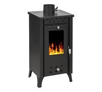STUFA LEGNA 12 KW KIR NERO