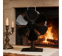 Stufa a Legna Termoventilatore 6 Pale per Distribuzione Calore Più Efficiente C