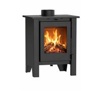 Stufa a legna ventilata 7,6 kW aria calda ventilatore tangenziale 2 velocità A