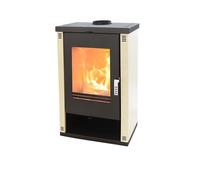 Stufa a legna Verso Theia Bianco 9kW Riscaldamento Casa EcoDesign