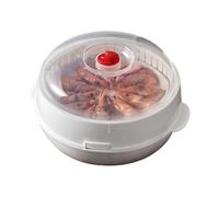 Stufa a microonde per alimenti - Fornello a vapore da cucina con coperchio |, riso, uova, gnocchi, pasta, vapore da cucina compatto per pasti sani, vapore veloce con coperchio