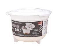 Stufa a microonde per cucinare - pentola a vapore, cabina portaoggetti | Fornello a microonde in plastica con clip per forno a microonde per cucinare - Fornello compatto, valigetta a vapore | Calore