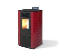 Stufa pellet 10 kw king 118c canalizzata 1 bord.