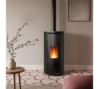 Stufa a Pellet ad Aria Palazzetti Ecofire Vivi TC US 9 Kw - Vari Colori