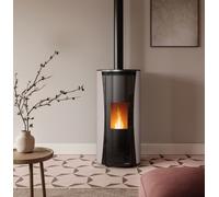 Stufa a Pellet ad Aria Palazzetti Ecofire Vivi TC US 9 Kw - Vari Colori