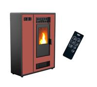 Stufa a pellet Air Slim Astral 12,2 kW Bordeaux Sannover