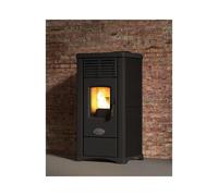 Stufa a pellet Anselmo Cola ANTIGUA 9kW acciaio,ghisa,ceramica alte prestazioni