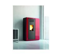 Stufa a pellet Anselmo Cola CUPIDO 9kW in acciaio e maiolica ad alte prestazioni