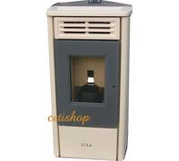 STUFA A PELLET ANSELMO COLA FAST HR NEWS AVORIO 7 kw ad aria