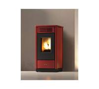 Stufa a pellet Anselmo Cola FREE HR 9kW acciaio e ceramica ad alte prestazioni