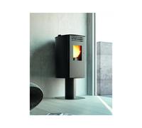 Stufa a pellet Anselmo Cola VISION HR 7kW acciaio alte prestazioni comfort mode