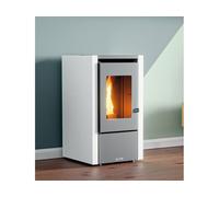 STUFA A PELLET CANADIAN STOVE "MIGNON 6" BIANCO 6,2 KW
