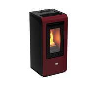 STUFA A PELLET CANADIAN STOVE "VANCOUVER 10" BORDEAUX 8,7 KW