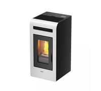 STUFA A PELLET CANADIAN STOVE "VANCOUVER 14" BIANCO 12,9 KW
