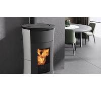 Stufa a Pellet Canalizzabile EdilKamin Modello Cherie 11++ Evo BACK Da 11 Kw - Vari Colori