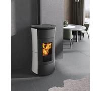 Stufa a Pellet Canalizzabile EdilKamin Modello Cherie 9+ Evo BACK Da 9 Kw - Vari Colori