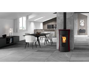 Stufa a Pellet Canalizzabile EdilKamin Modello Cherie 9+ Evo TOP Da 9 Kw - Vari Colori
