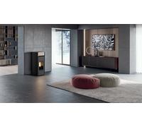 Stufa a Pellet Canalizzabile EdilKamin Modello Myrna Plus Da 12,3 Kw - Vari Colori