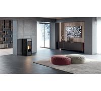 Stufa a Pellet Canalizzabile EdilKamin Modello Myrna Plus Da 12,3 Kw - Vari Colori