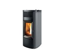 Stufa A Pellet Canalizzata MCZ Modello Musa Comfort Air 12 Kw Colore Metallo Silver