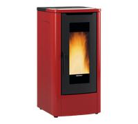 Stufa a pellet canalizzata TEOREMA PLUS 5.0 EVO Bordeaux - 1295250