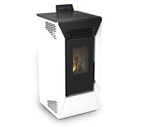 Stufa a pellet Courmayeur 8,74 kw canalizzata - San Marco (bianco)
