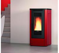 Stufa A Pellet Dahiana 5.0 Bordeaux - Riscaldamento Efficiente La Nordica Extraf