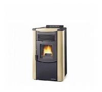 STUFA A PELLET DAL ZOTTO GENNY STELL 8 KW METRI CUBICI COLORE PERGAMENA OFFERTA