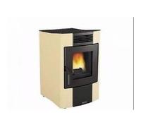 STUFA A PELLET DAL ZOTTO STEFY 7 KW 180 METRI CUBICI COLORE PERGAMENA OFFERTA
