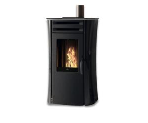 Stufa a Pellet EdilKamin Modello Dania Air Tight Da 6 Kw - Vari Colori