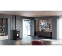 Stufa a Pellet EdilKamin Modello Myrna Q Da 10 Kw - Vari Colori