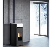 Stufa a Pellet EdilKamin Modello Myrna Q Da 10 Kw - Vari Colori