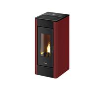 Stufa a pellet ermetica, ventilata e canalizzata FreePoint "Indaco 11" bordea...