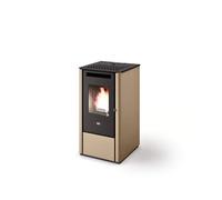 Stufa a pellet Eva Calòr KALI 8kW ventilata rivestita in acciaio verniciato