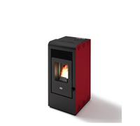 Stufa a Pellet Eva Calor Rita 9 KW Rosso - 901647700