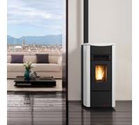 STUFA A PELLET EXTRAFLAME LA NORDICA GIUSY PLUS CANALIZZATA BIANCA 8 KW 88952