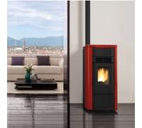 STUFA A PELLET EXTRAFLAME LA NORDICA GIUSY PLUS CANALIZZATA BORDEAUX 8 KW 505414