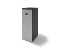 Stufa a pellet Idro Eva Calòr HYDRO KANTINA 20kW in acciaio con doppia porta