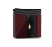 Stufa a pellet idro LAMINOX VERONICA 16 PHANTOM BLACK LINE 16kW acciaio e vetro