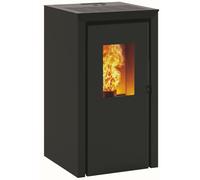Stufa a pellet Invicta "Bassano" nero 4,2 kW