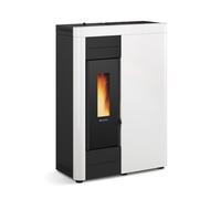Stufa a Pellet La Nordica Virna Idro 14 Kw Bianca