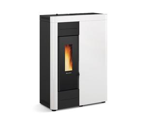 Stufa a Pellet La Nordica Virna Idro 14 Kw Bianca