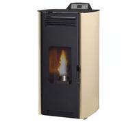 Stufa a pellet Laminox GRAZIA AIR 8,5kW canalizzata in acciaio verniciato casa