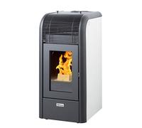 Stufa a pellet Lindara ad aria ventilata da 10 kw con camera stagna alta resa