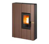 Stufa a pellet LINE Bronzo - 30026FR01-BRZ