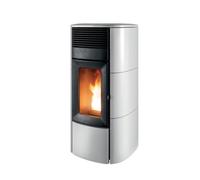 Stufa a Pellet MCZ Ad Aria Modello CLUB AIR MATIC 10 CORE R 10 Kw Colore Bianco Ceramica Codice 7124033
