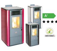 STUFA A PELLET QUEEN 10 - 8,02 Kw/h con telecomando - predisposizione WiFi