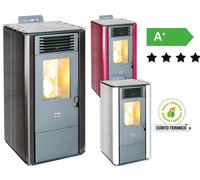 STUFA A PELLET QUEEN 12 - 9,05 Kw/h con telecomando - predisposizione WiFi